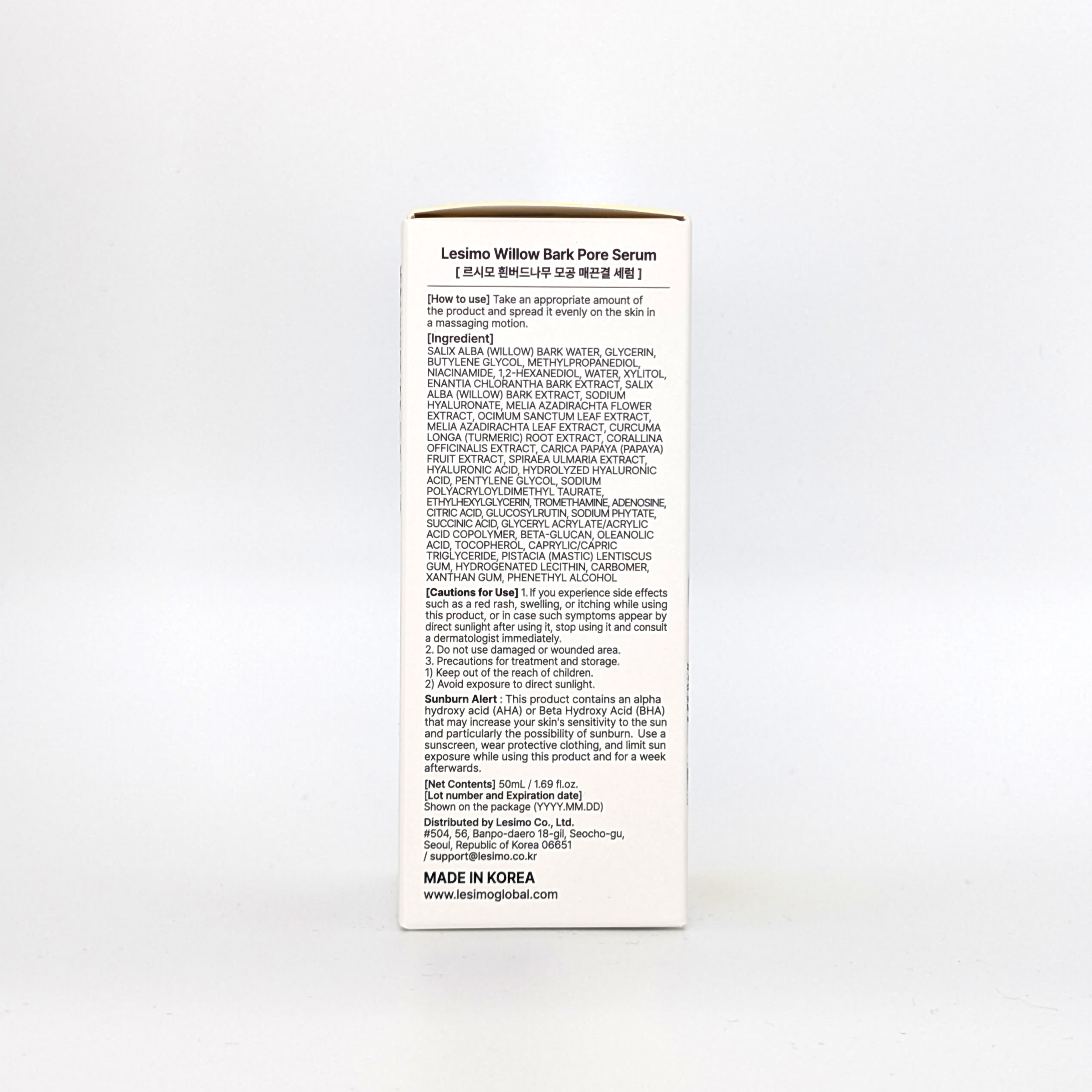 Lesimo Willow Bark Pore Serum — image 1