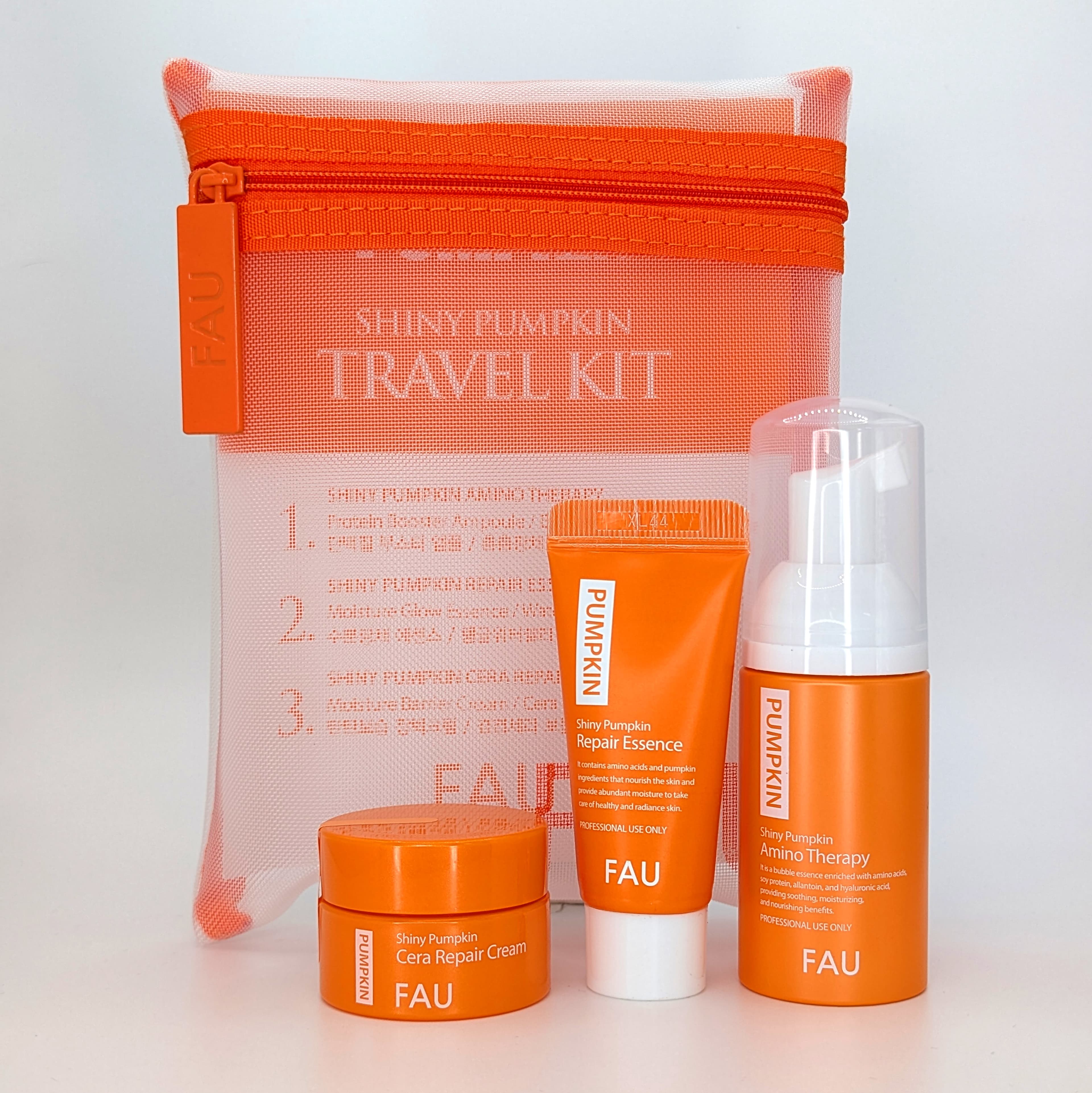 FAU SHINY PUMPKIN TRAVEL KIT — image 1